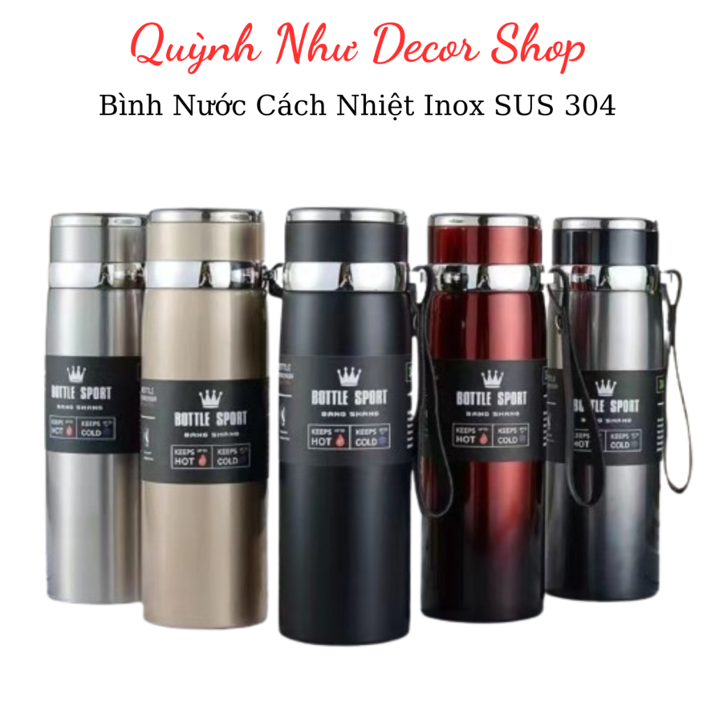 Bottle Sport Hot and Cold Thermos Bottle Volume 1000ML Material SUS 304,316 Good Temperature Preservation