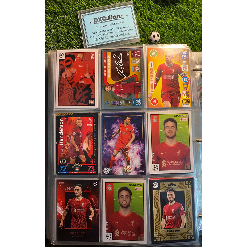 Retail Card - LOT Card - JORDAN HENDERSON - DIOGO JOTA (LIVERPOOL)