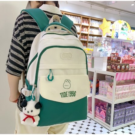 Fashionable School Backpack For Women - Korean Ulzzang Style Ulzzang Tide 1966