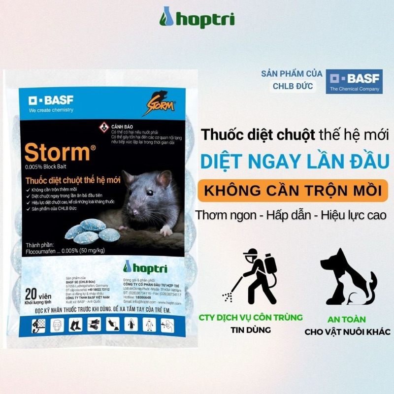 (1 Pack Of 20 Capsules) New Generation Storm Rat Killer Safe For Pets Pack Of 20 Tablets