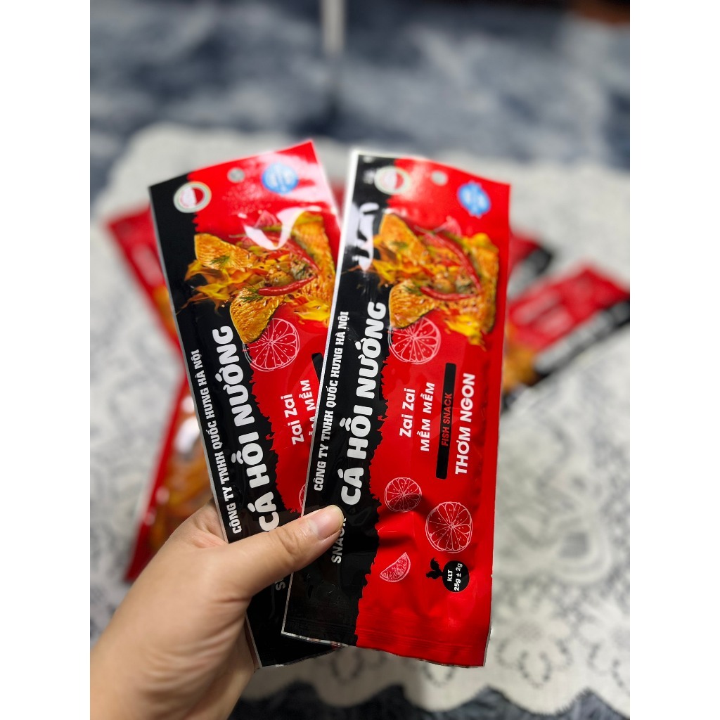 Grilled Salmon Snack with Red Watermelon, Spicy, Delicious, Spicy School Gate Snacks