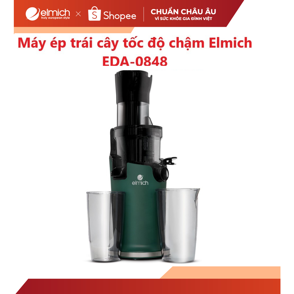 Elmich EDA-0848 Slow Speed Juicer Is Convenient As A Smoothie, Summer Soft Drink