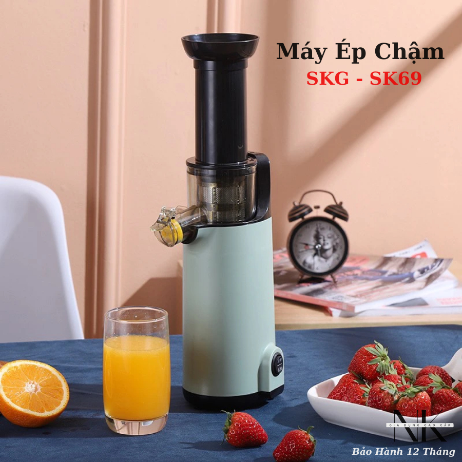 Genuine SKG SK-69 Slow Juicer, 97% Exhaust, Durable and Beautiful - NK SHOP