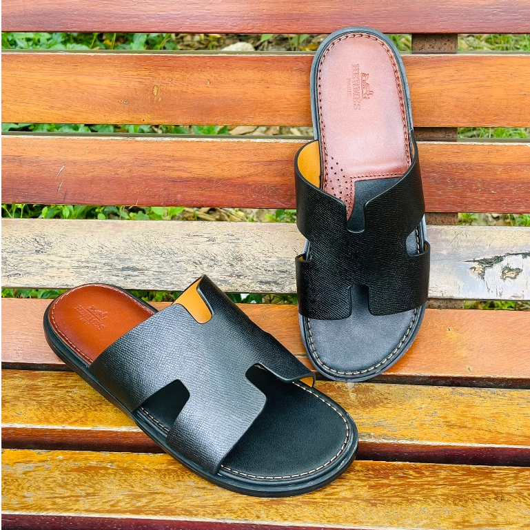 Cow Leather Men'S Sandals - Handcrafted - Code: Dhm01D