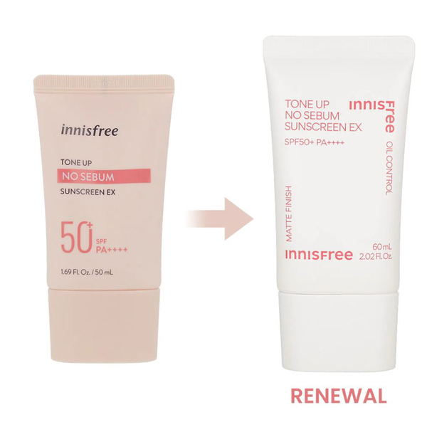 Innisfree sunscreen controls oil, long lasting, brightens skin
