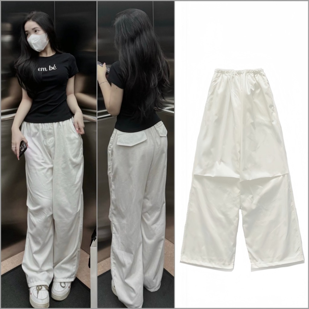 Unisex Wide Leg Khaki Pants BIGSIZE 100KG, Loose Fit Trousers Suitable for Both Men and Women 144