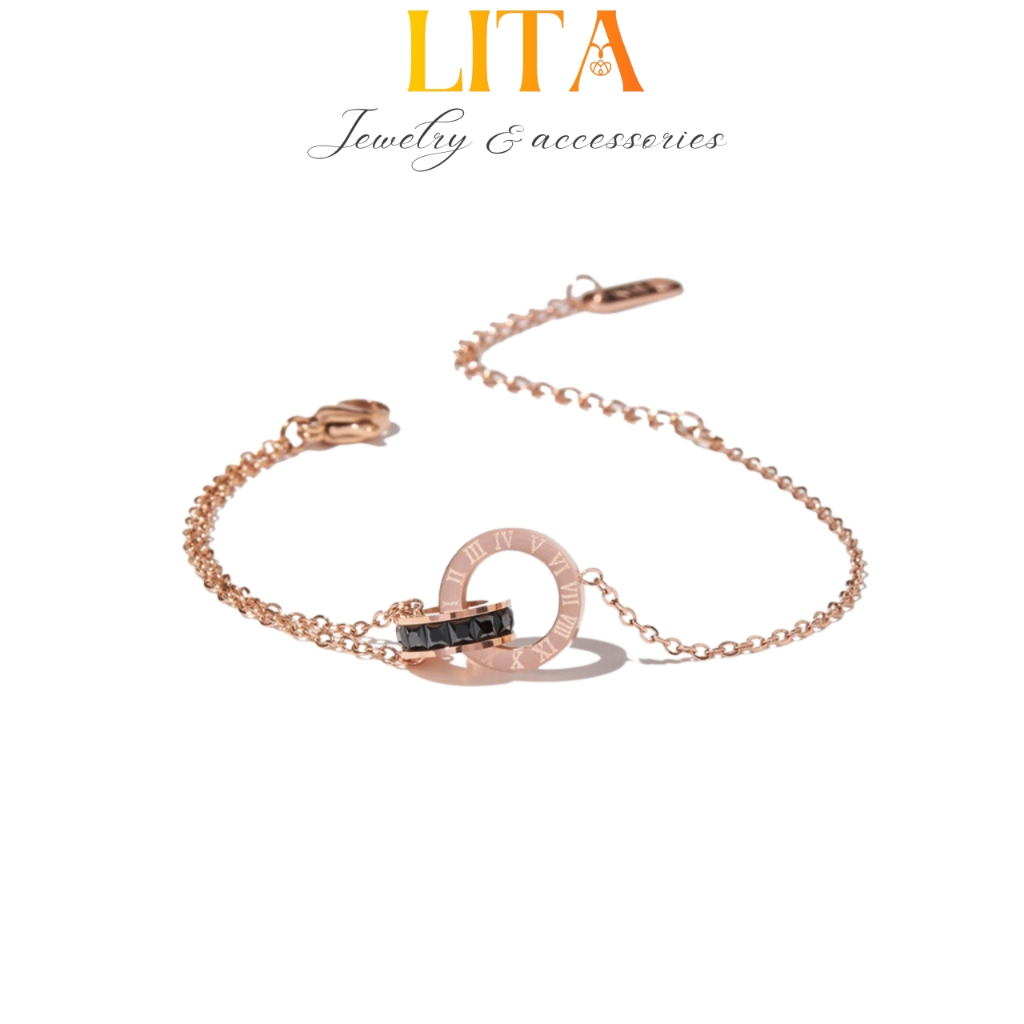 Cde Sweet Love Unity Bracelet Rose Gold CDE2005BL Lita Jewelry