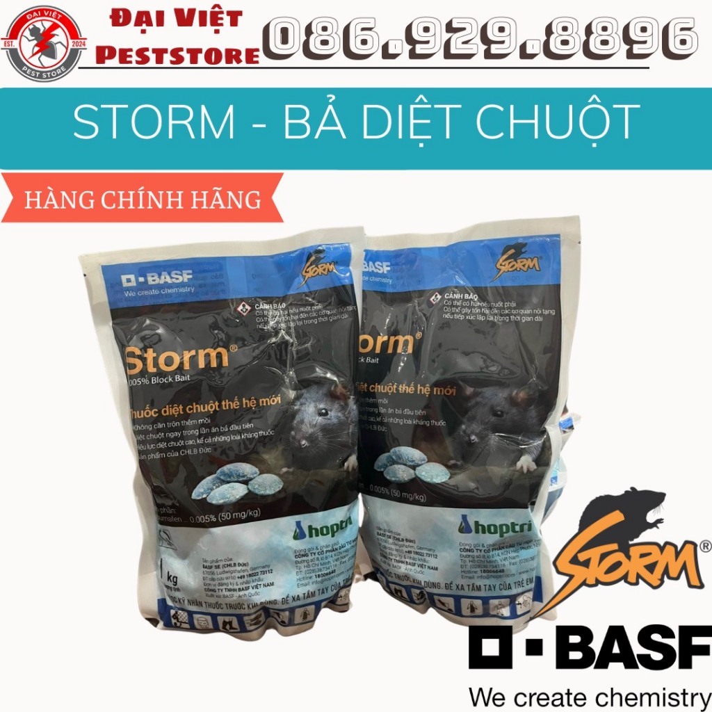 Storm Rat Killer 1kg - New Generation Safe Bio Bait