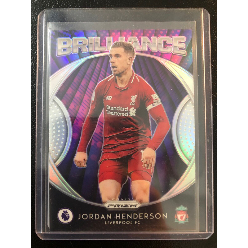 K819 Jordan Henderson Liverpool Panini Prizm Brilliance 2019 / 20 soccer card