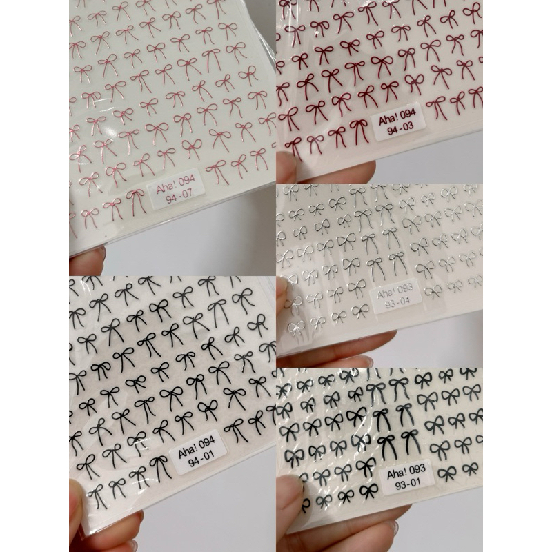 AHA Bow Sticker codes