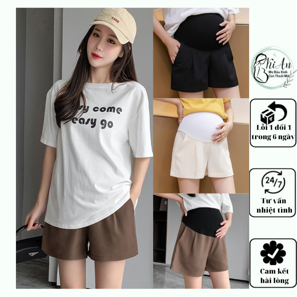 Ki An maternity pants ️wide leg ruby maternity shorts - first class product - super cool, super beautiful, sizes from s~3xl with elastic