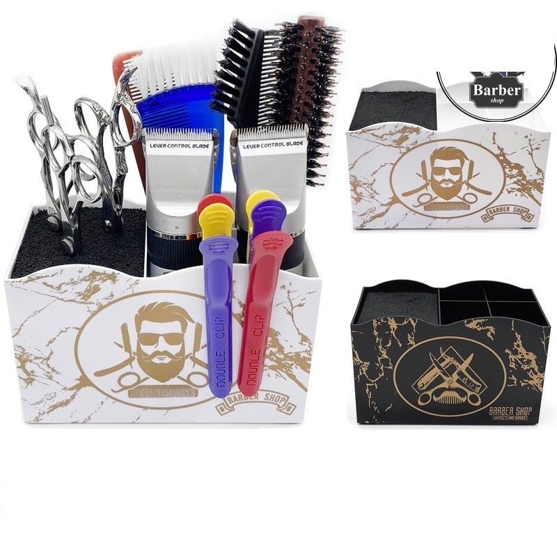 Box for Scissors, Hair Scissors, Hair Trimmer Comb for Barber Men's Barber Barbershop - SS98139
