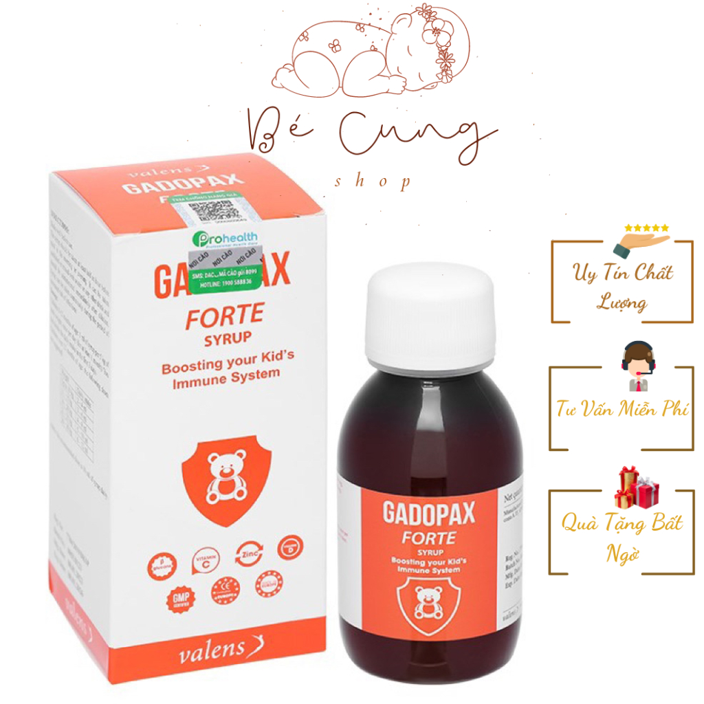 Gadopax forte Syrup Increases Resistance For Babies, Reduces Imported Morning Sickness, 100ml Bottle