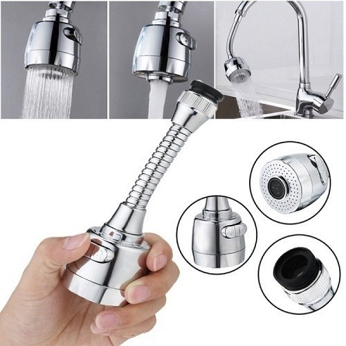 Turbocharger Nozzle, Stainless Steel Dishwasher Faucet Head Rotates 360 Degrees Many 18cm Water Saving Modes