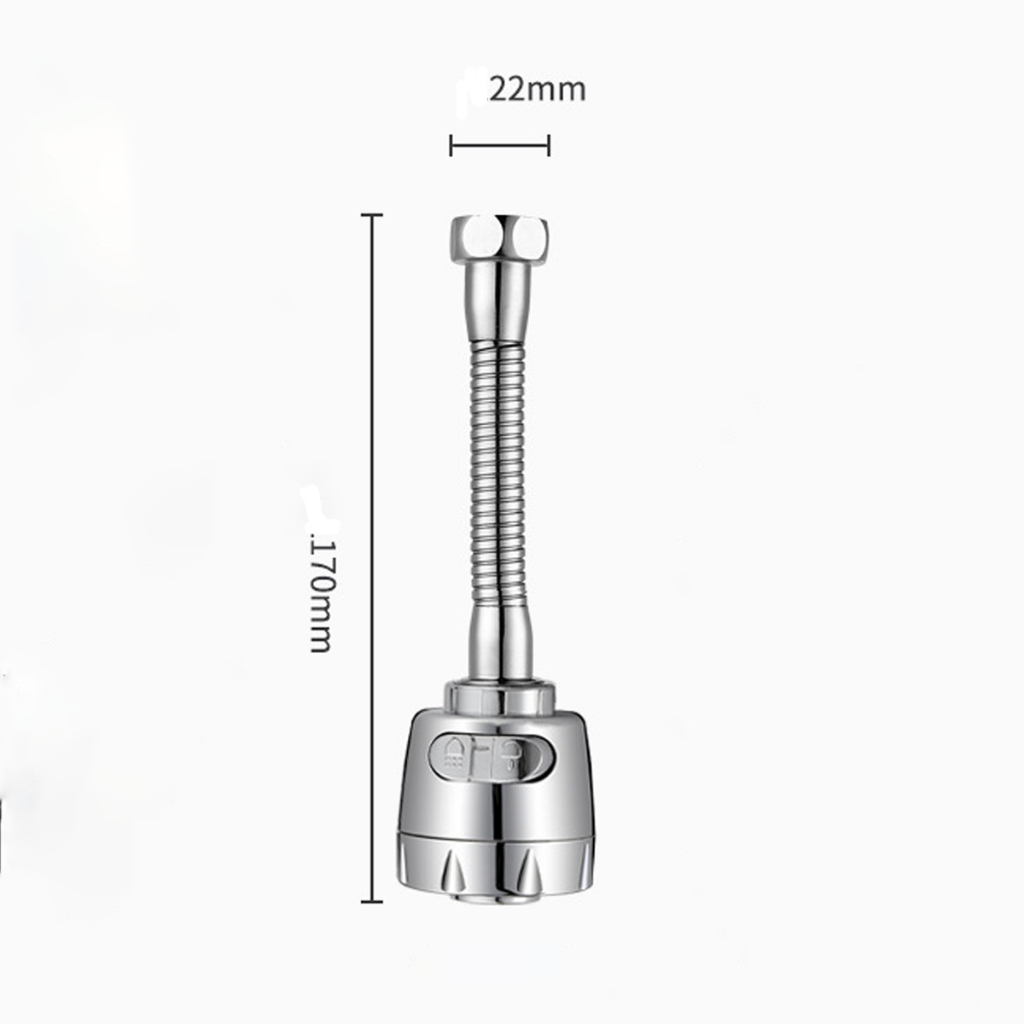 Dishwasher Turbocharger, 360 Degree Rotation Direction, 2 Modes, Saving Water (20cm Long)