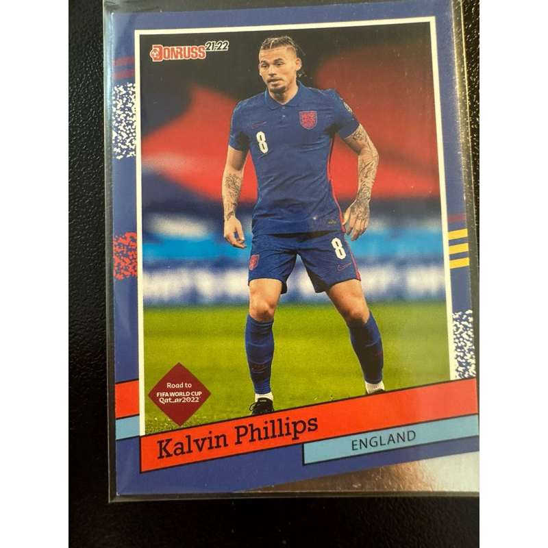 E407 Kalvin Phillips England England Panini Donruss Road To Qatar 2021 / 22 soccer card