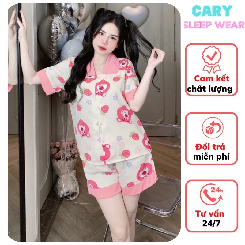 Cute short women's pajamas, women's home wear short sleeve Shorts CARY