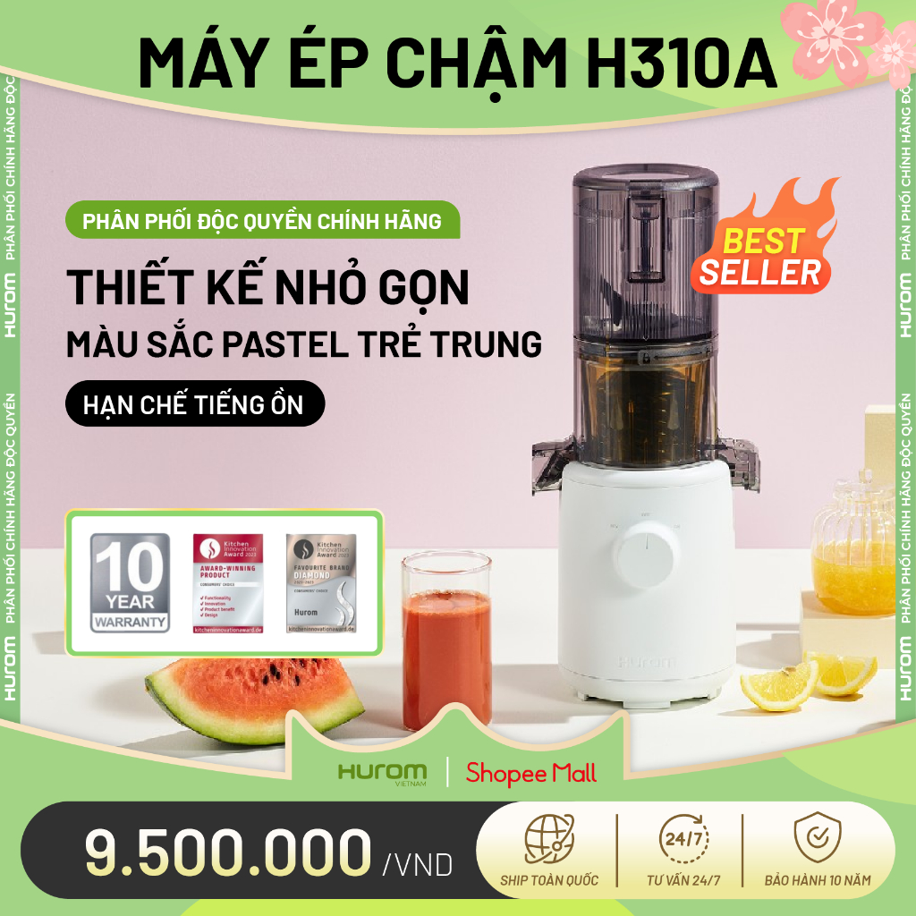 Hurom H310A Slow Press, Hurom H310A Juicer - - Exclusive Distribution In Vietnam