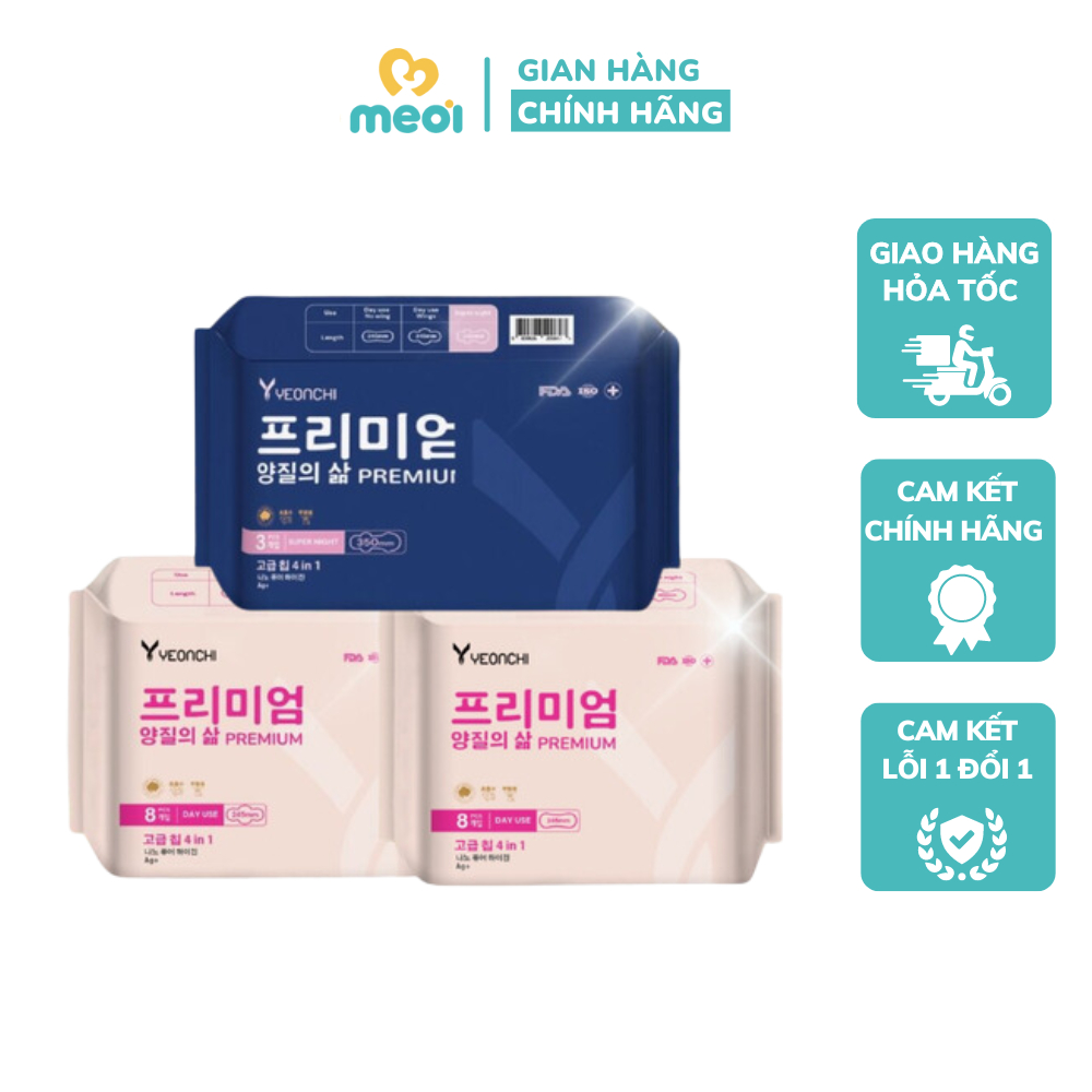 Yeonchi Premium Korean day/night sanitary napkins are soft, smooth and absorbent