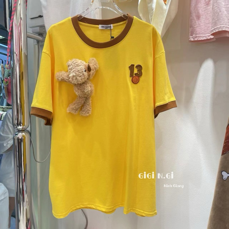 13DE MARZO YELLOW BROWN BEAR T-SHIRT