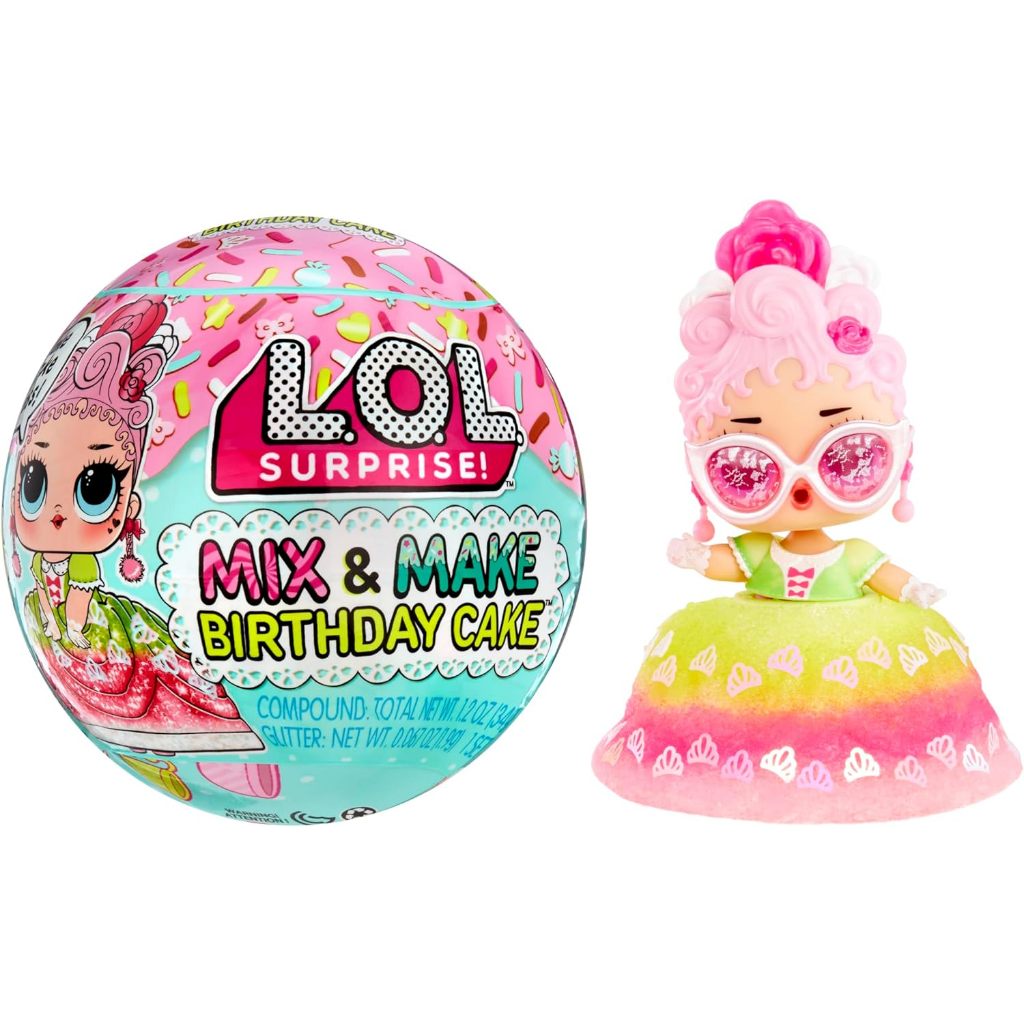 Lol Surprise Mix Doll & Make Birthday Cake, Birthday Cake version, Genuine