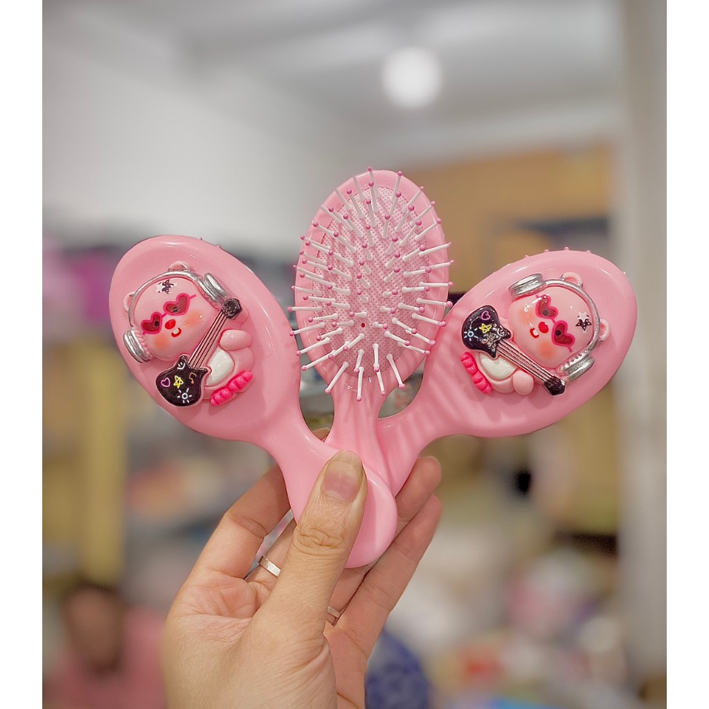 Luxury Loopy detangling comb, cute little, handheld mini massage comb, small comb