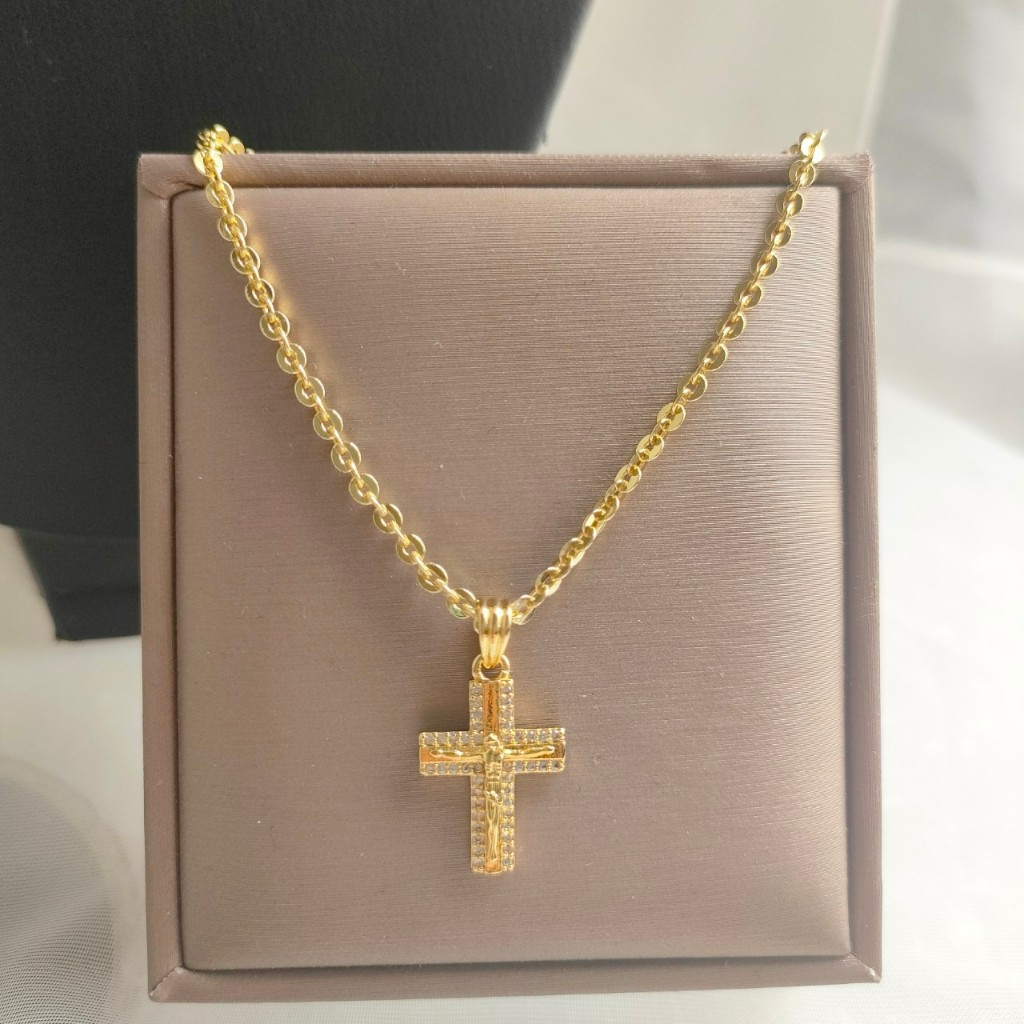 Cross necklace, cross necklace for women, women's necklace, faithful, peace - TG10