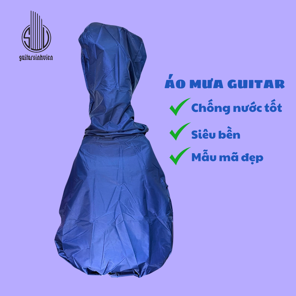 Raincoat for Guitar - Thick, Waterproof Fabric