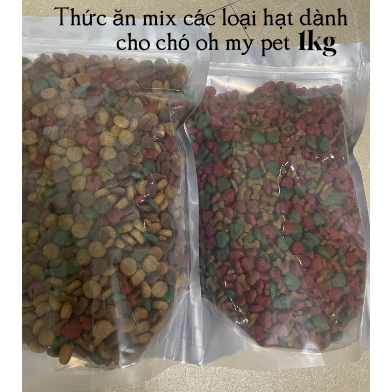 Dog Food mix Flavor (Beef, Sheep, Vegetables, protein....) 1kg - Seeds For Dog oh my pet
