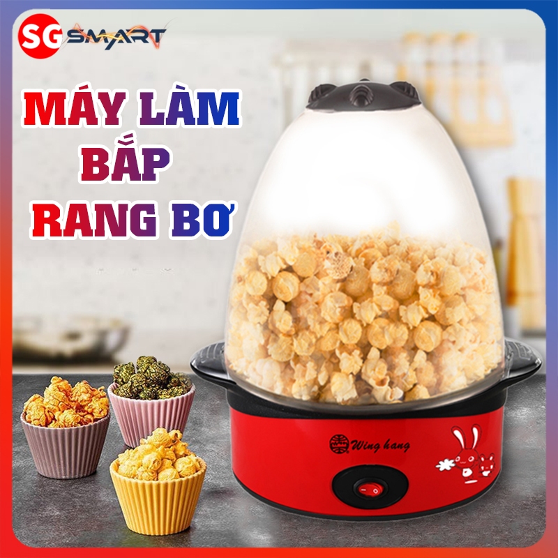 Premium Mini Popcorn Maker At Home - Super Fast Automatic Popcorn Machine Safe And Hygienic For Home