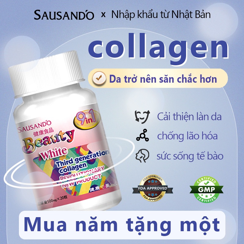 Sausando Glutamic AcidJapan/Sunscreen/Skin whitening/Collagen whole body whitening/Fast whitening 36 hours Buy5SAUSA1