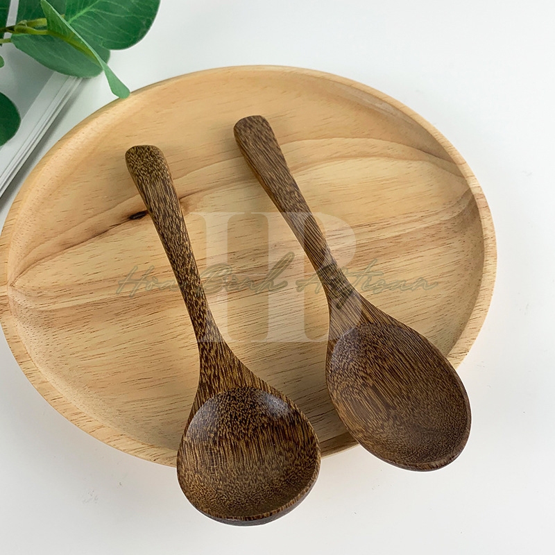 Coffee spoon made of green cypress wood - Hoa Binh Artisan - Handicrafts exported to the market in Japan, EU, US