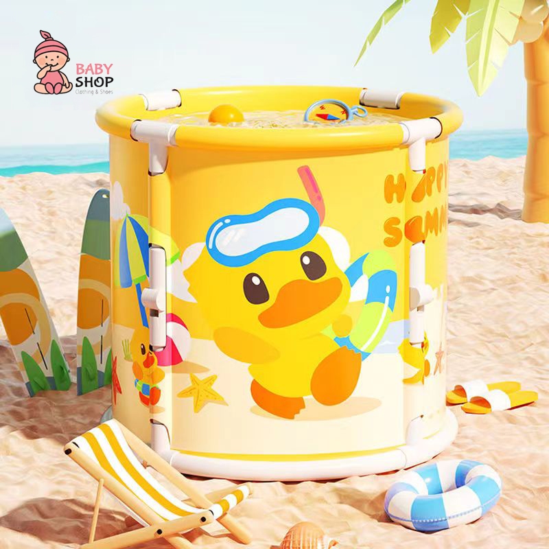 Bath Barrel Foldable Children's Bath Barrel No Installation Required for Baby Family Bath Barrel Infant Swimming Pool