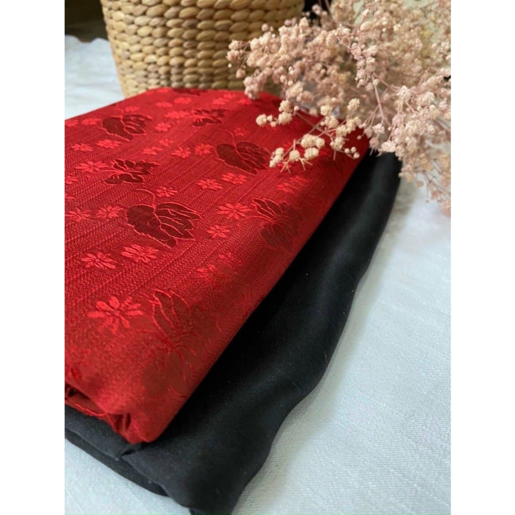 Silk SILK Fabric Son Thuy SILK Ao Dai, Soft And Luxurious, Dyed According To Preference, With Wholesale Size 90cm