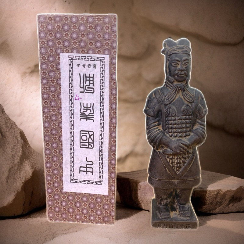 Terracotta Warrior Statue 17cm 04, Qin Thuy Hoang Decor Soldiers Interior Decoration