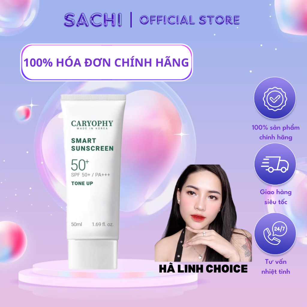 Caryophy Smart Tone Up Sunscreen 50ml - myphamsachi