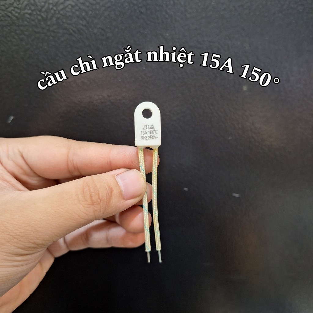 [Real Photo] 10A 150 Degree Heat-Off Porcelain Fuse For Rice Cookers, Pressure Cookers, Heating Lamps..