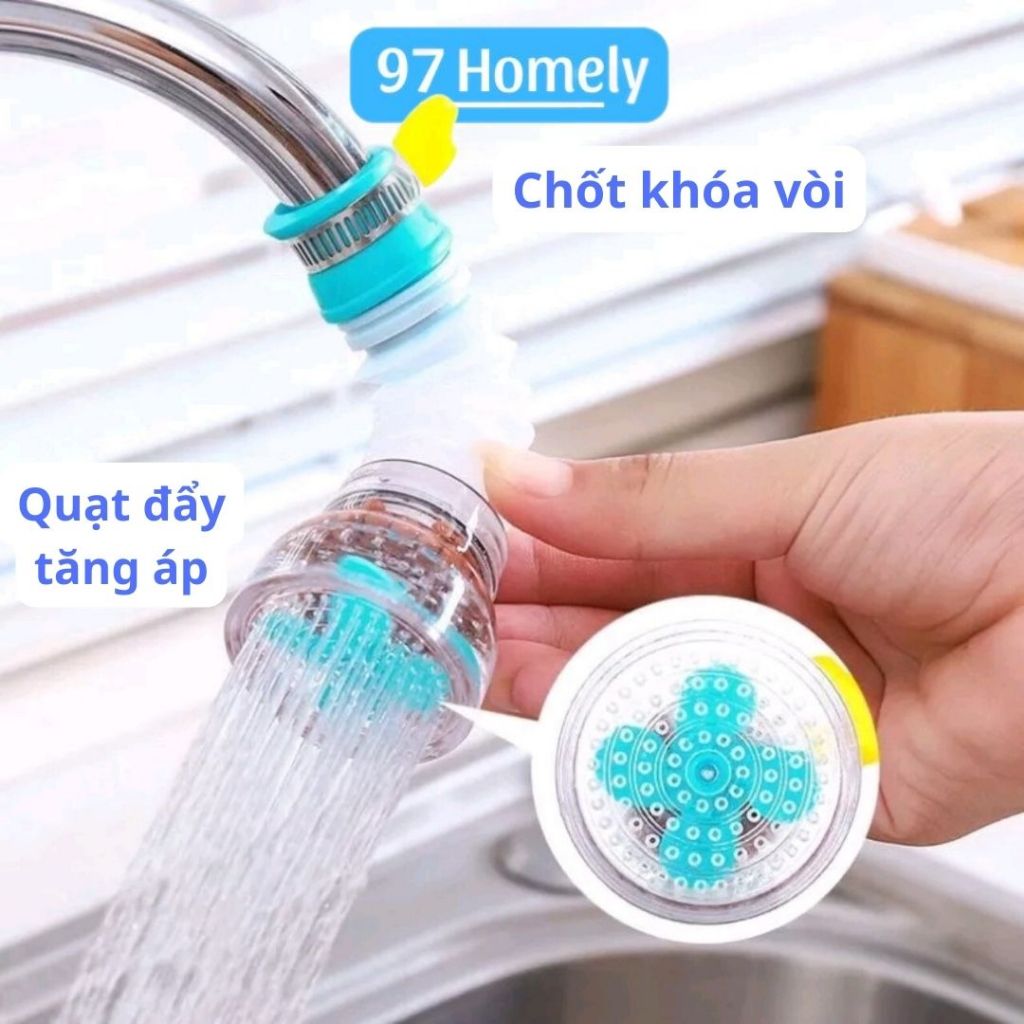 [SET 3] 97Homely Mini Dishwasher Booster Faucet With Filter Head (With Faucet Lock) Sure For Easy Installation In Household Convenience