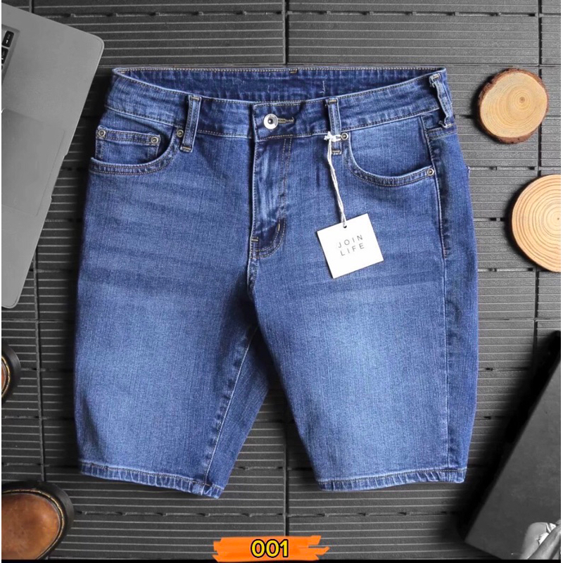 Men's Jeans Shorts Model BigSize 90kg 4-way stretch From standard