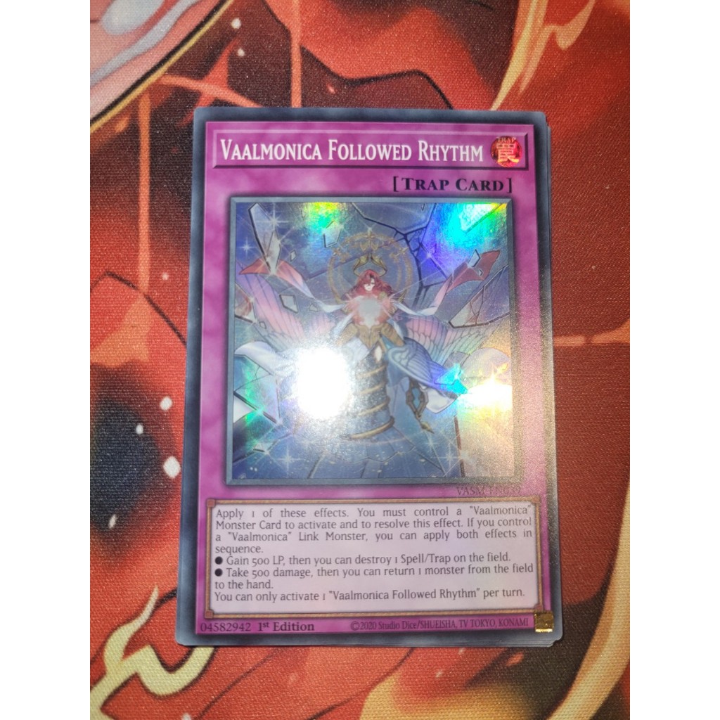 Yugioh Card - TCG (UK) - Vaalmonica Followed Rhythm - VASM-EN039 - Super Rare 1st Edition