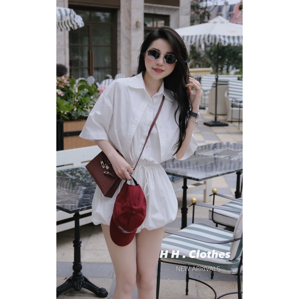 [AVAILABLE/VIDEO] HIGH QUALITY JUMPSUITS SET, PUMPKIN-STYLE PANTS, DRAW-WAIST SHIRT S21