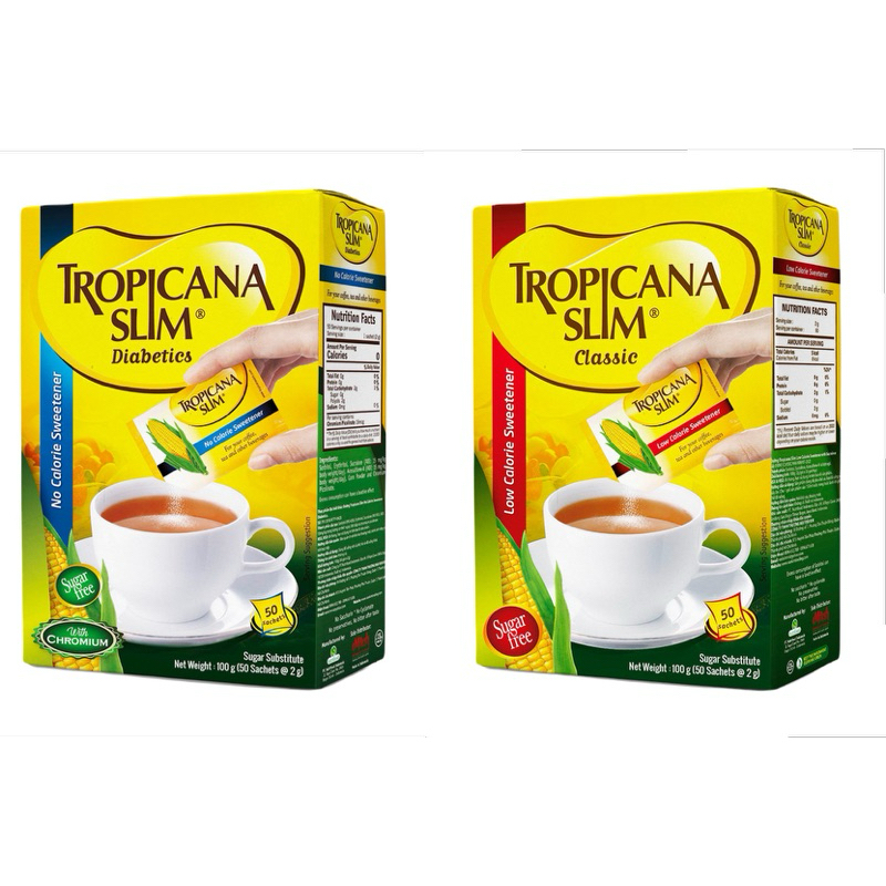 Tropicana slim Diet Corn Sugar 100gr Box