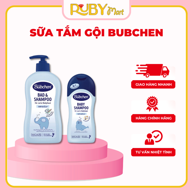 [DOMESTIC GERMANY] Bubchen Bad and Shampoo Newborn Shower Gel 200ml/400ml with convenient nozzle