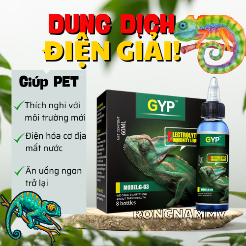 Gyp Electrolytes PET Support Solution To Avoid Shock Due To Environmental Dehydration Changes Due To Cheap Cage Transportation