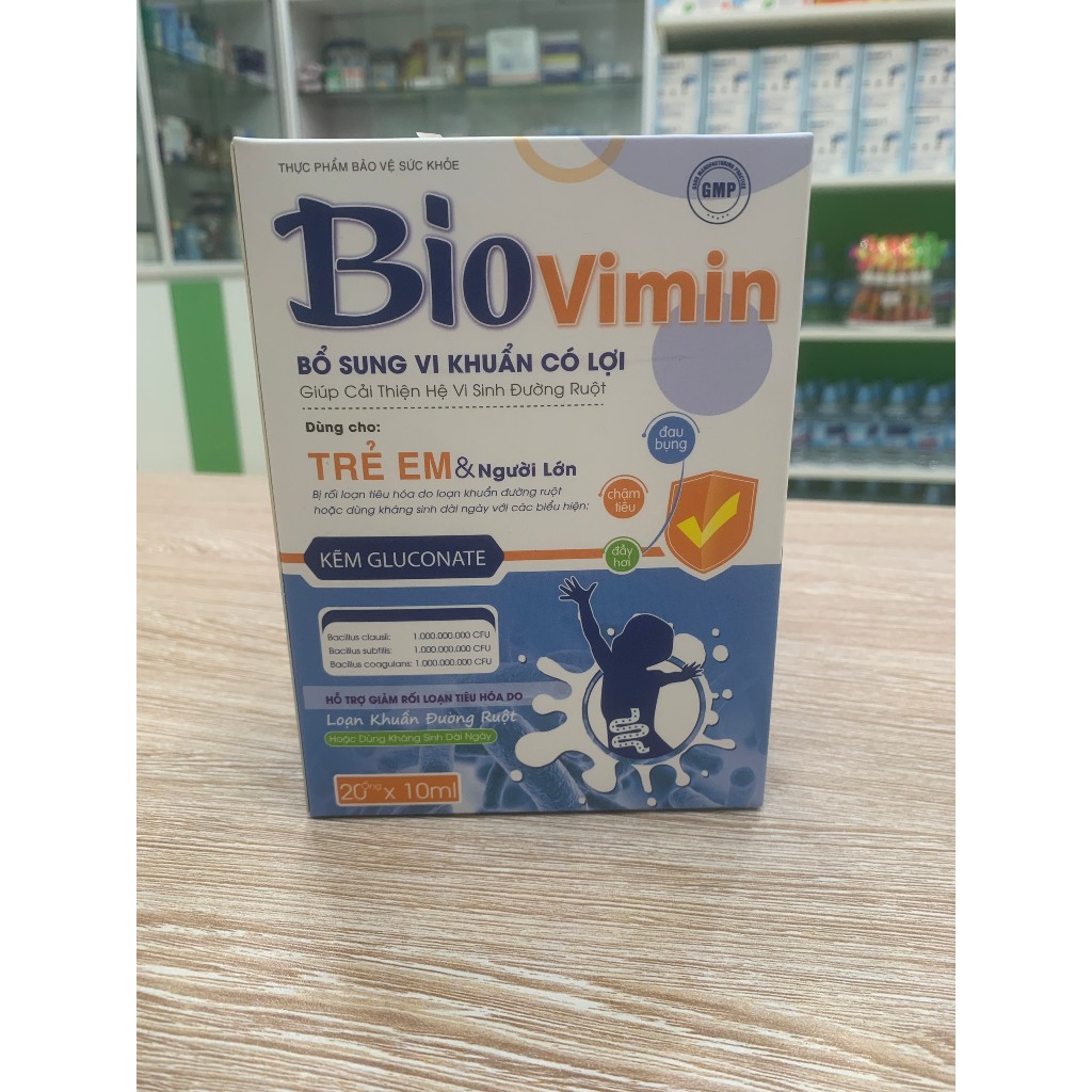 BIOVIMIN - Probiotics supplement beneficial bacteria for adults and children
