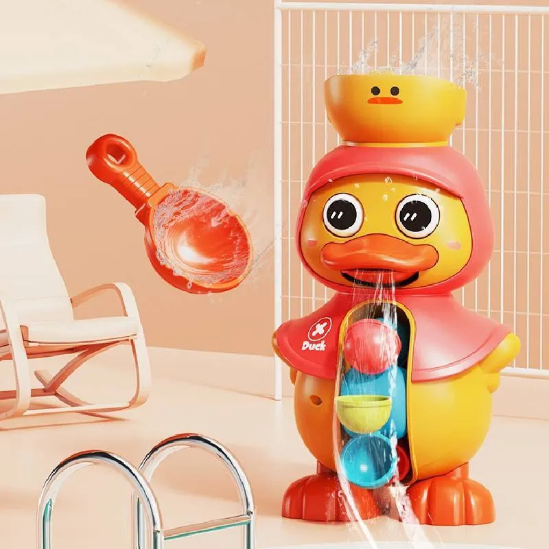 Water Wheel Duck Toy Baby Bathroom Toy