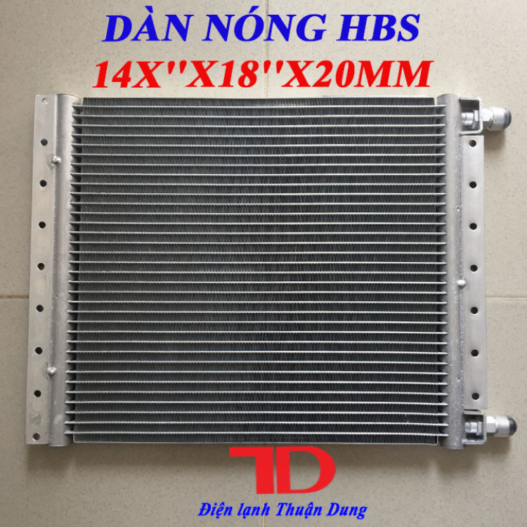 Hbs Outdoor Unit 14x18 inch 36x46 cm 20mm thick and 32mm thick Car Air Conditioning Unit - Thuan Dung Auto Refrigeration Supplies