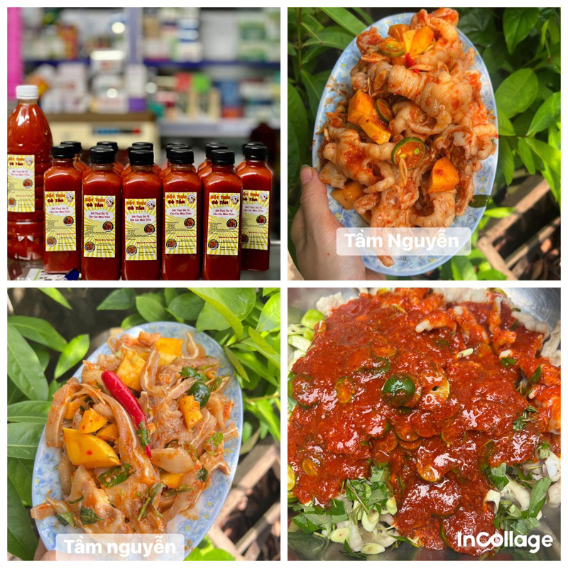 and Retail Thai Co Tam Sauce 350ml Mixed with Chicken Feet, Duck, Seafood, Pig Ears No…