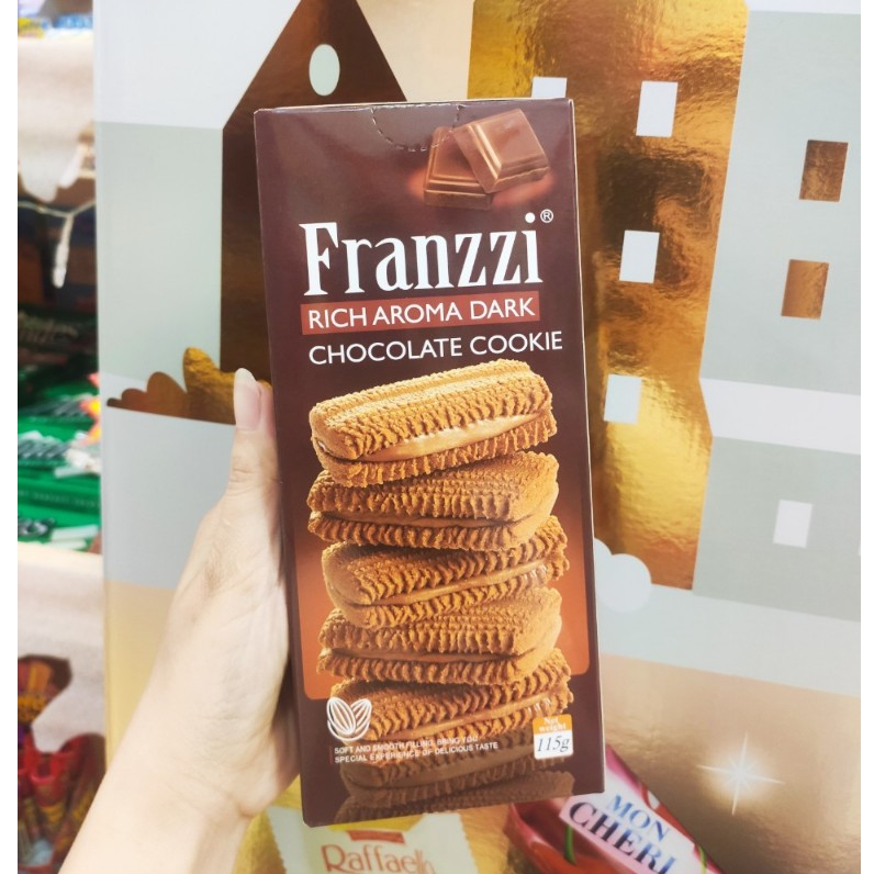 Franzzi Dark Chocolate Ice Cream Cookies 115g