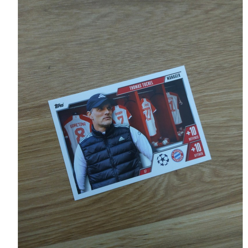 Topps Match Attax 23 / 24 EXTRA Soccer Card (Expra) Thomas Tuchel - Manager - BAYERN MUNICH